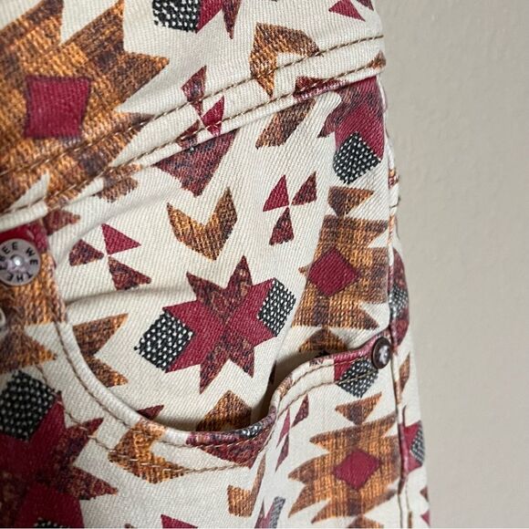 Free People We The Free Wild Child Printed Skinny Jeans Size 27 or 4 - Picture 7 of 13